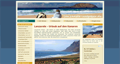 Desktop Screenshot of lanzarote-ratgeber.de