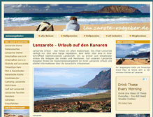 Tablet Screenshot of lanzarote-ratgeber.de